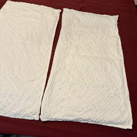 Lucky Brand Home White Duvet Set 2 Shams Taos Mateless King Country Cottage - Picture 8 of 9